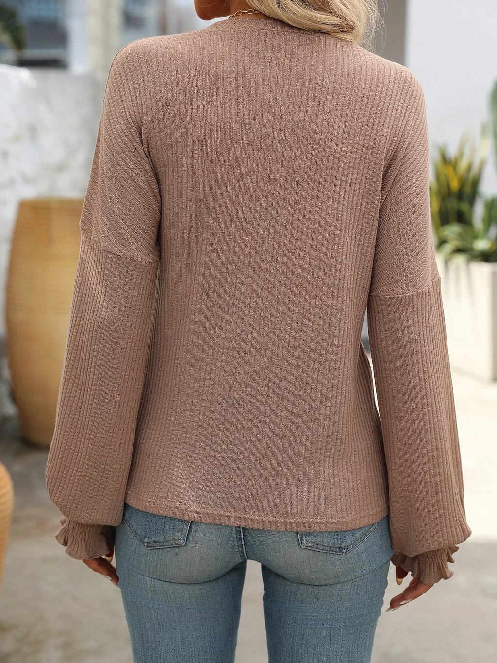 Women's Soft Knit Sweater – Khaki