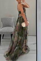 Women's Enchanting Floral Maxi Dress