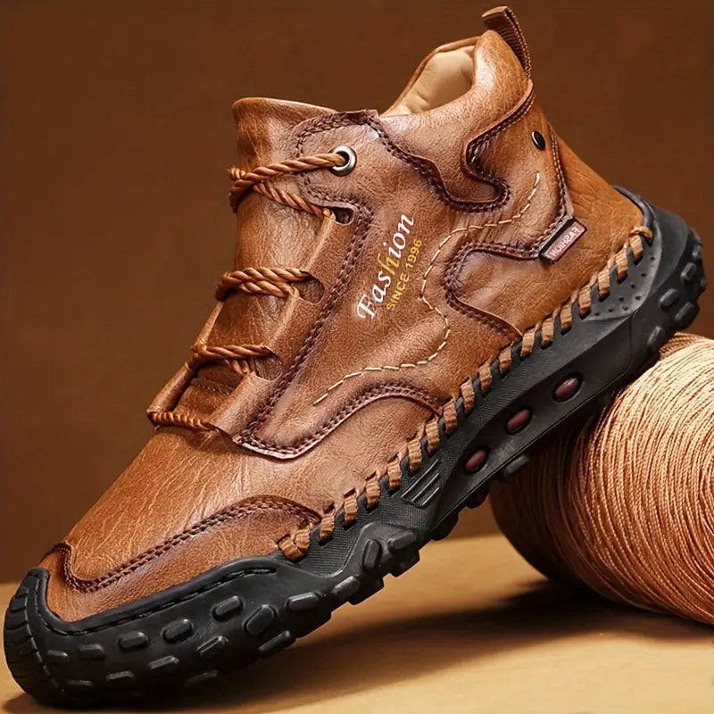 Men's Rugged Lace-Up Boots