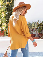 Women's Elegant V-Neck Blouse