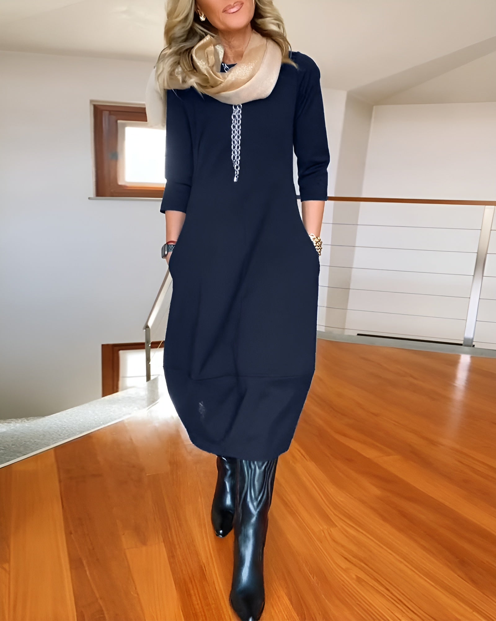 Women's Elegant Comfort Dress | Versatile Everyday Dress for Effortless Style