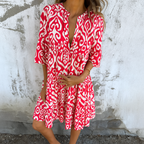 Women's Elegant V-Neck Dress