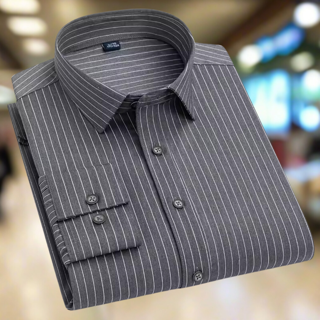Men's Stretch Shirt | Comfortable Slim Fit Button-Down