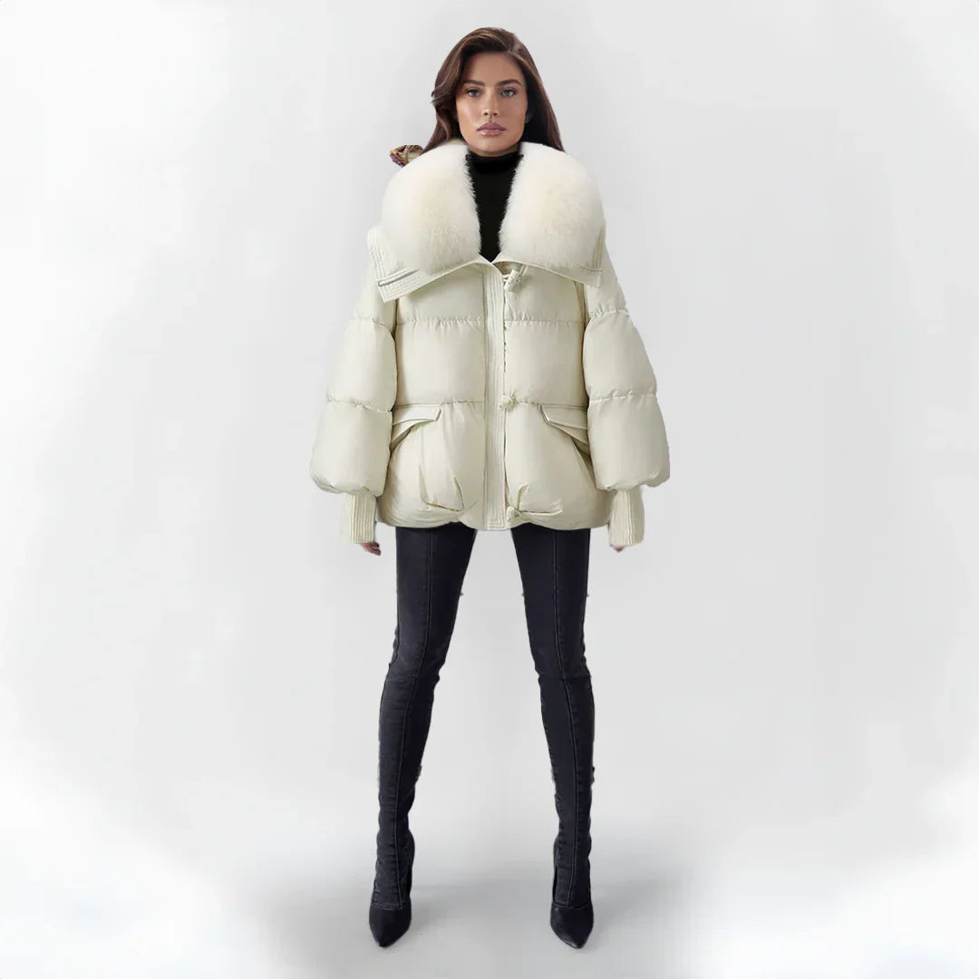 Women's Glam Puffer Jacket | Lightweight Quilted Outerwear with a Fashion-Forward Edge