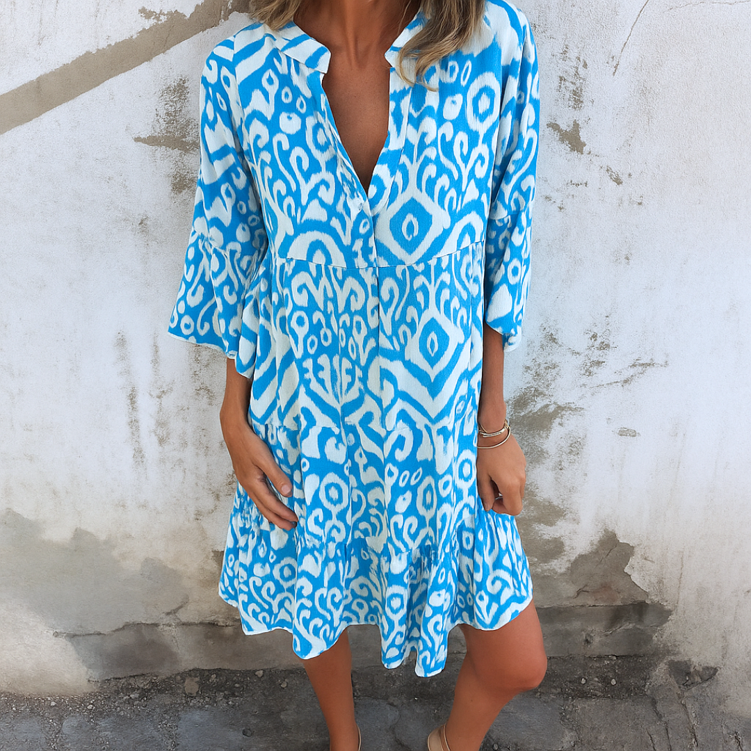 Women's Elegant V-Neck Dress