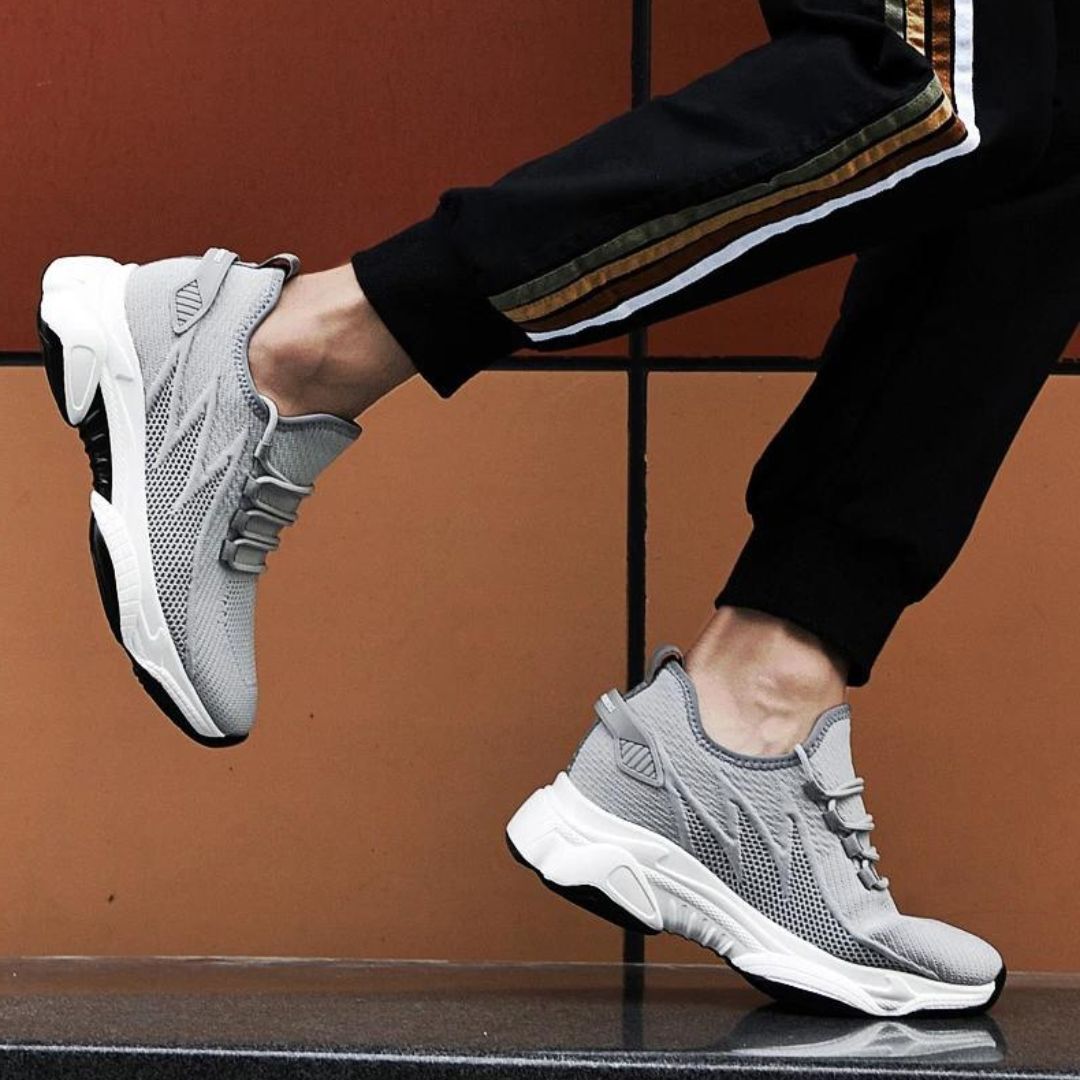 Men's Height-Increasing Elevator Shoes | Hidden Heel Sneakers +6/+8/+10 CM Boost