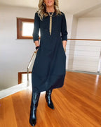 Women's Elegant Comfort Dress | Versatile Everyday Dress for Effortless Style