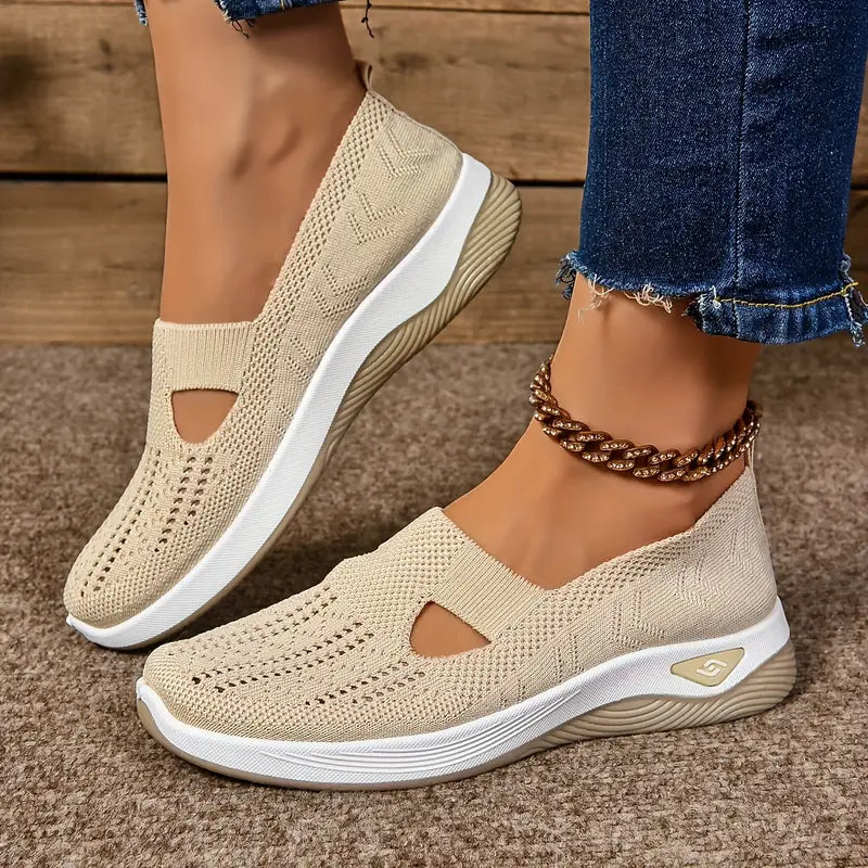 Women's Comfortable Slip-On Sneakers | Lightweight Casual Walking Shoes in Multiple Colors