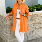 Women's Elegant Shirt Blouse with Tie Details
