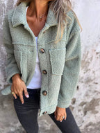 Women's Soft Stylish Wool-Blend Jacket