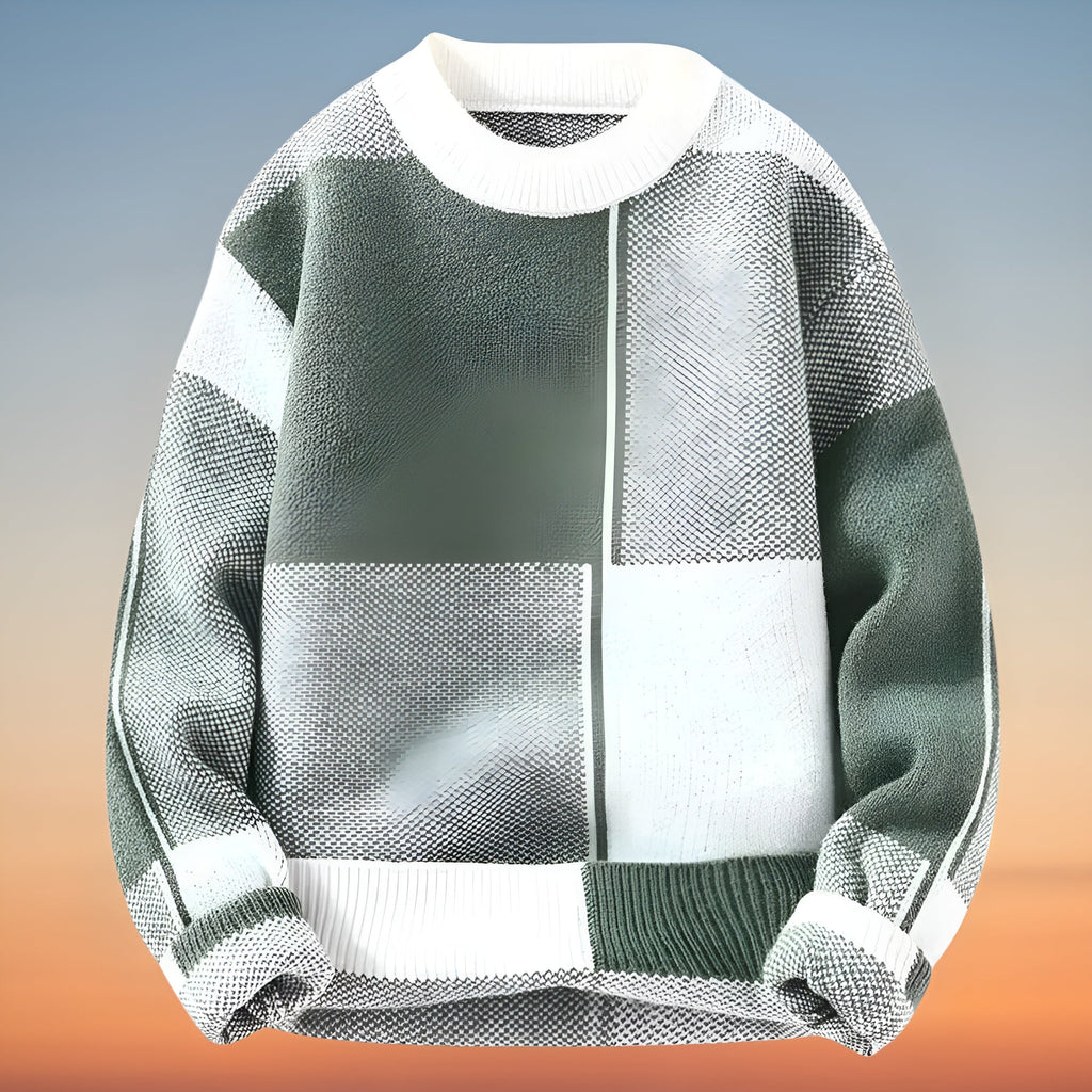 Men's Classic Crewneck Long-Sleeve Sweater | Timeless Soft Knitwear for Every Season