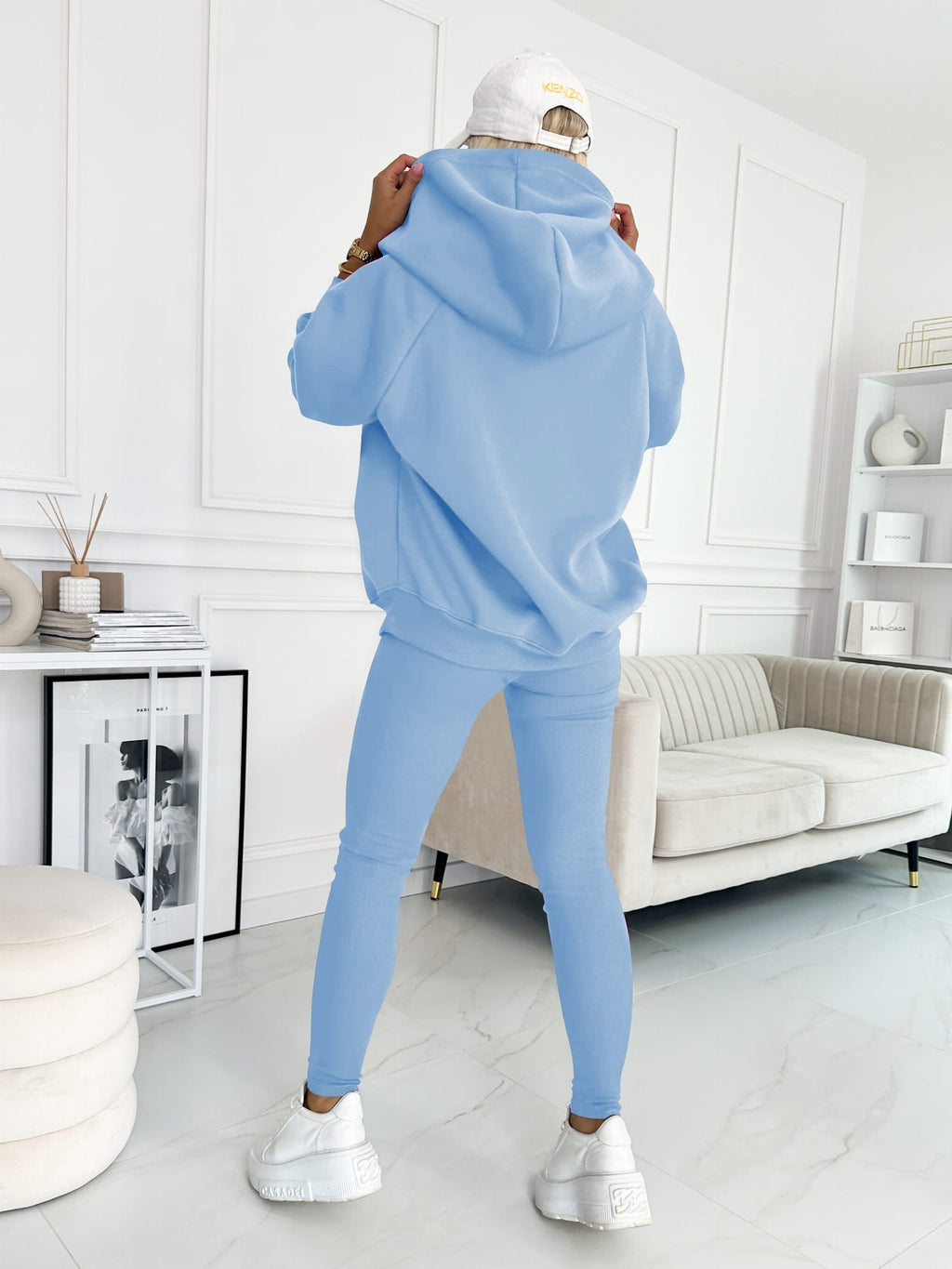 Women's 3-Piece Hoodie & Leggings Comfort Set | Soft Cozy Loungewear Outfit