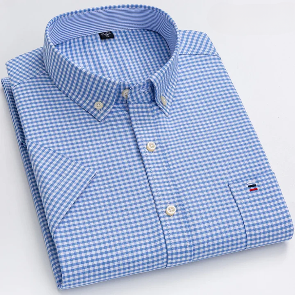 Men's Casual Plaid Shirt