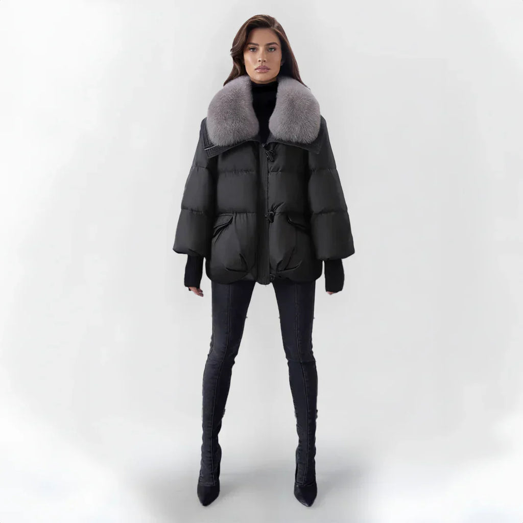Women's Glam Puffer Jacket | Lightweight Quilted Outerwear with a Fashion-Forward Edge