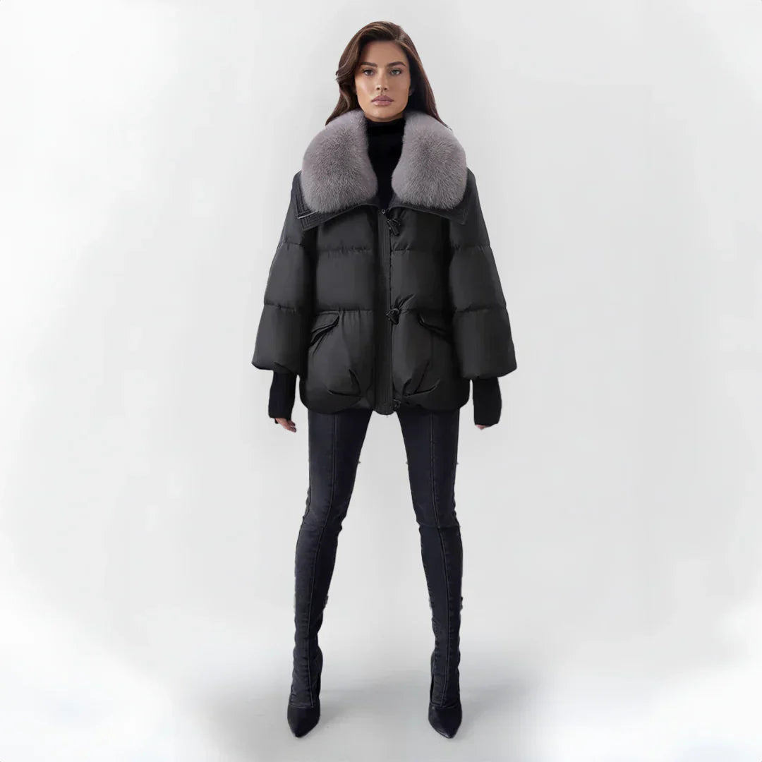 Women's Glam Puffer Jacket | Lightweight Quilted Outerwear with a Fashion-Forward Edge