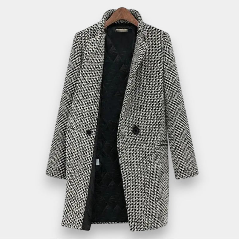 Women's Long Wool-Blend Coat