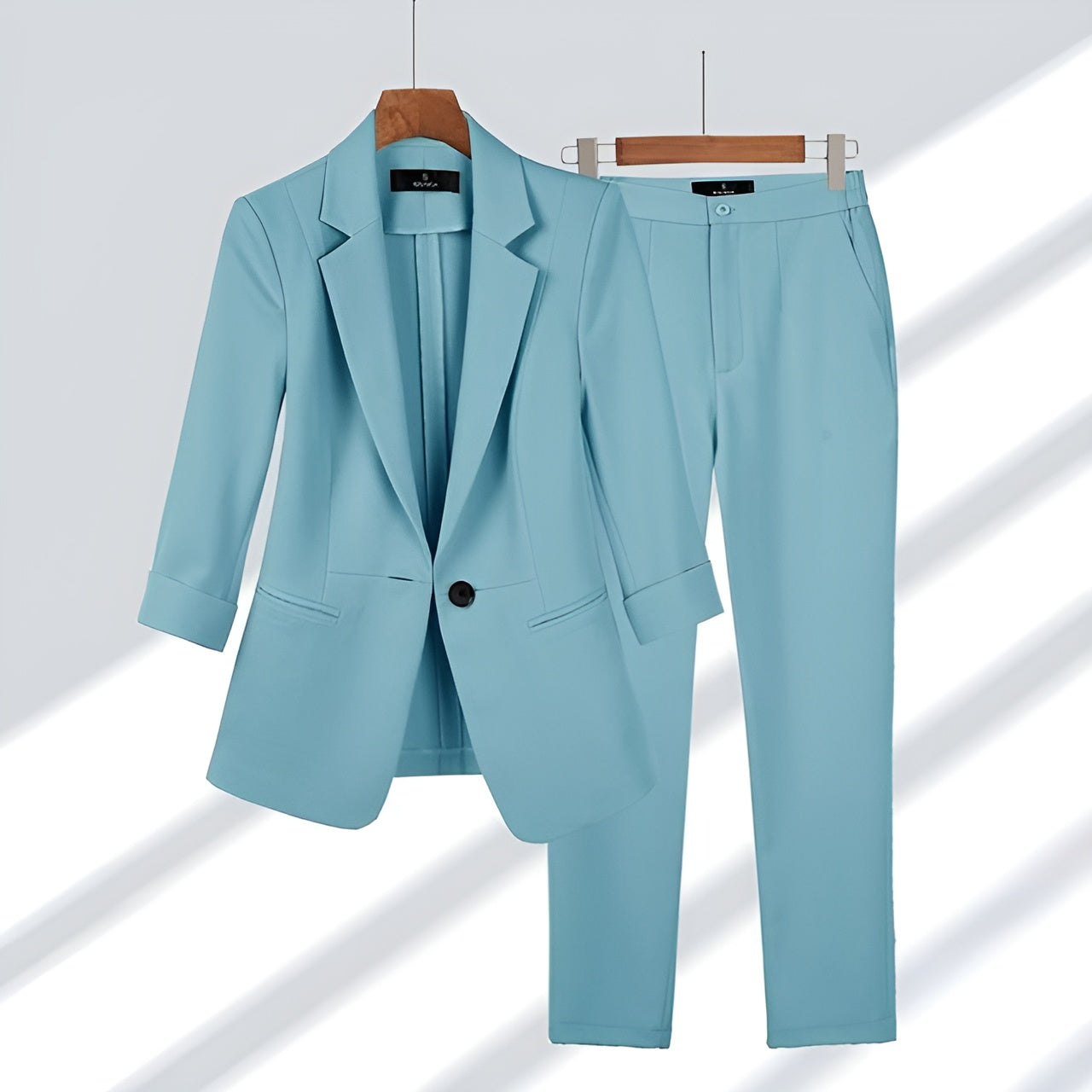 Women's Blazer & Pants Set | Timeless Tailored Two-Piece Power Suit for Work & Style