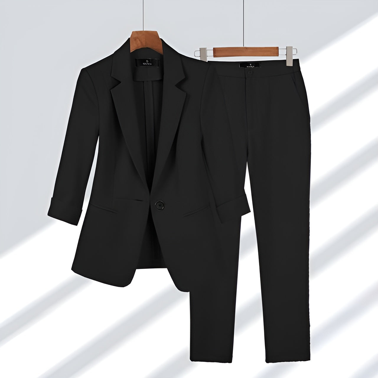 Women's Blazer & Pants Set | Timeless Tailored Two-Piece Power Suit for Work & Style