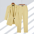 Women's Blazer & Pants Set | Timeless Tailored Two-Piece Power Suit for Work & Style