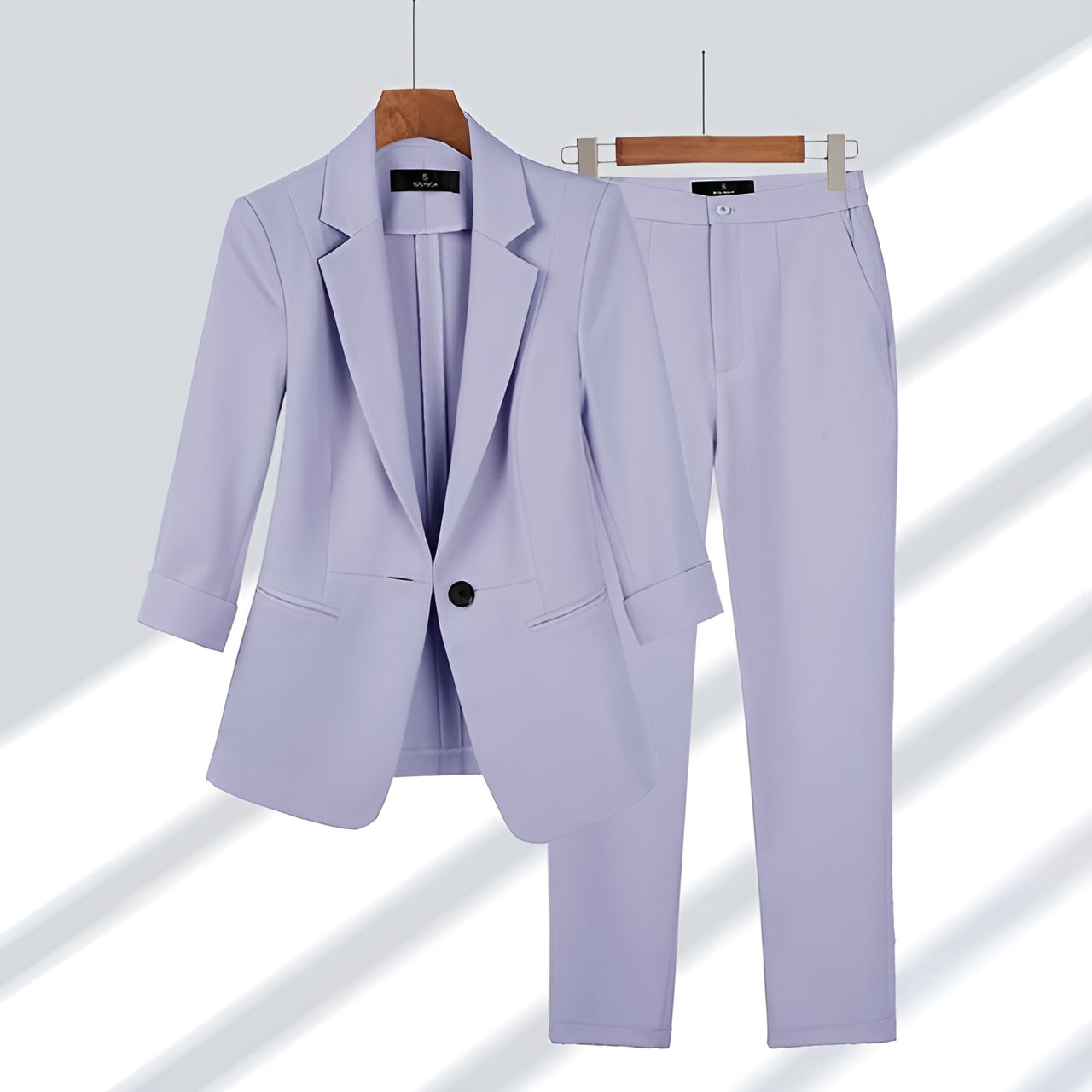 Women's Blazer & Pants Set | Timeless Tailored Two-Piece Power Suit for Work & Style