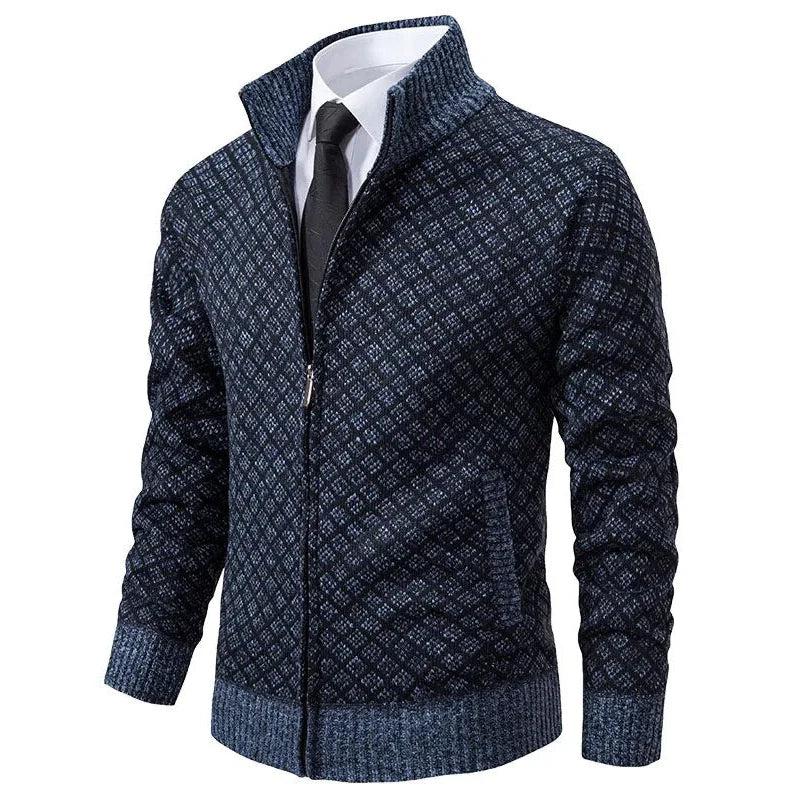 Men's Stylish Knit Cardigan | Classic Button-Front Sweater for Smart Casual Style