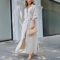 Women's Elegant V-Neck Maxi Dress