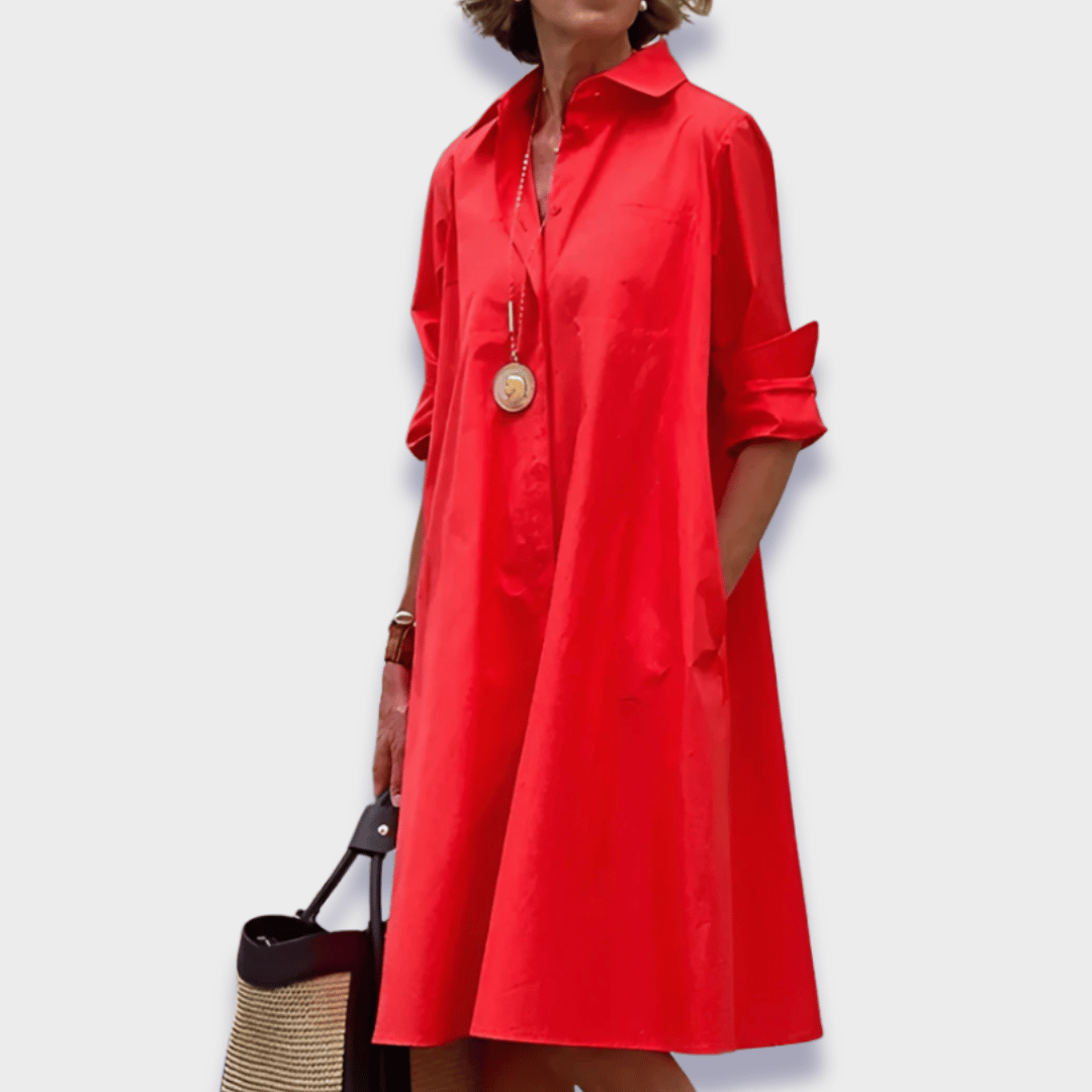 Women's Stylish Polo Dress in Premium Fabric