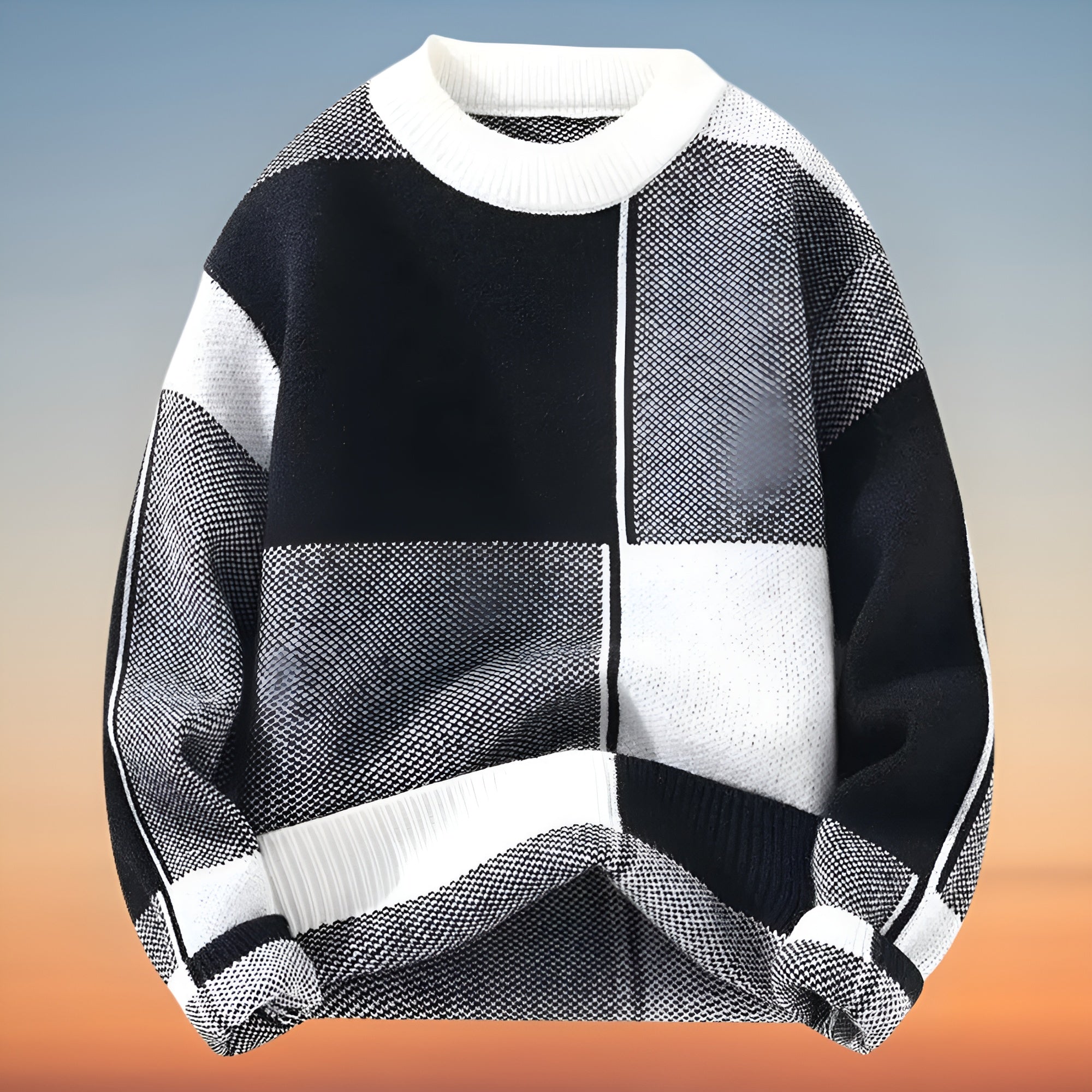 Men's Classic Crewneck Long-Sleeve Sweater | Timeless Soft Knitwear for Every Season