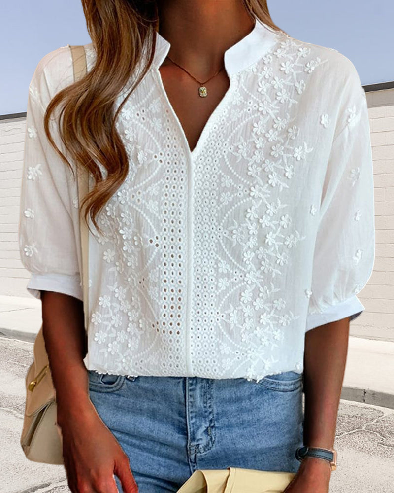 Women's Feminine Flair Blouse