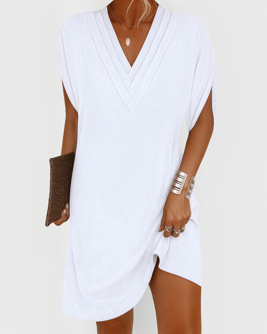 Women's V-Neck Wrap Dress