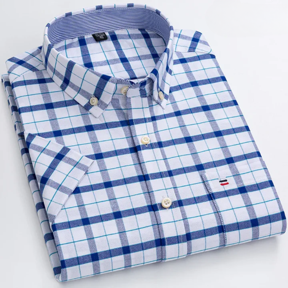 Men's Casual Plaid Shirt