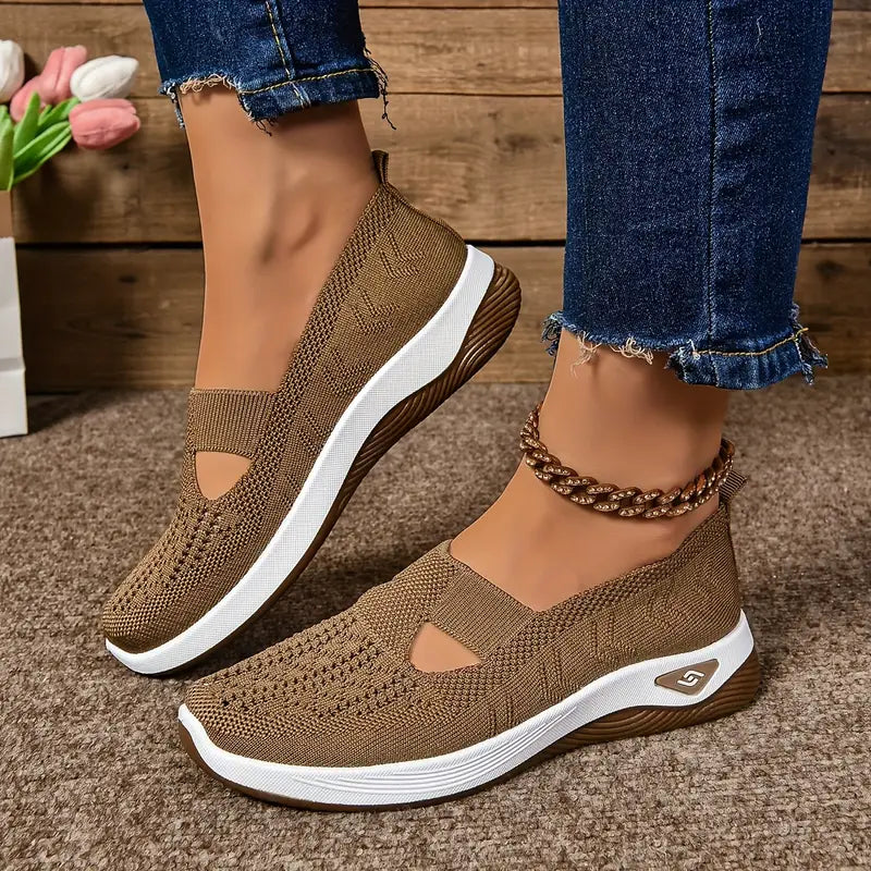 Women's Comfortable Slip-On Sneakers | Lightweight Casual Walking Shoes in Multiple Colors