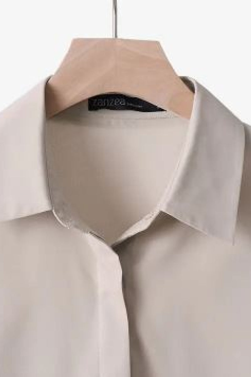Women's Two-Tone Linen Blend Set