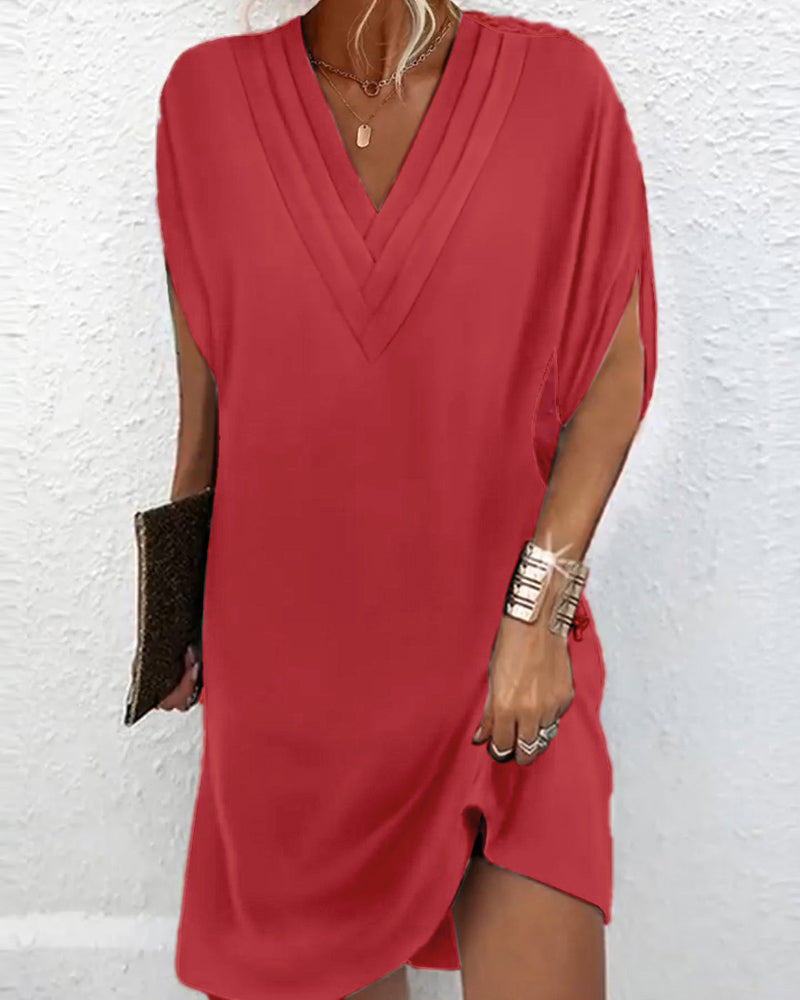 Women's V-Neck Wrap Dress