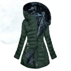 Women's Fur-Lined Cape Coat | Luxurious Oversized Outerwear for Cold Weather Style