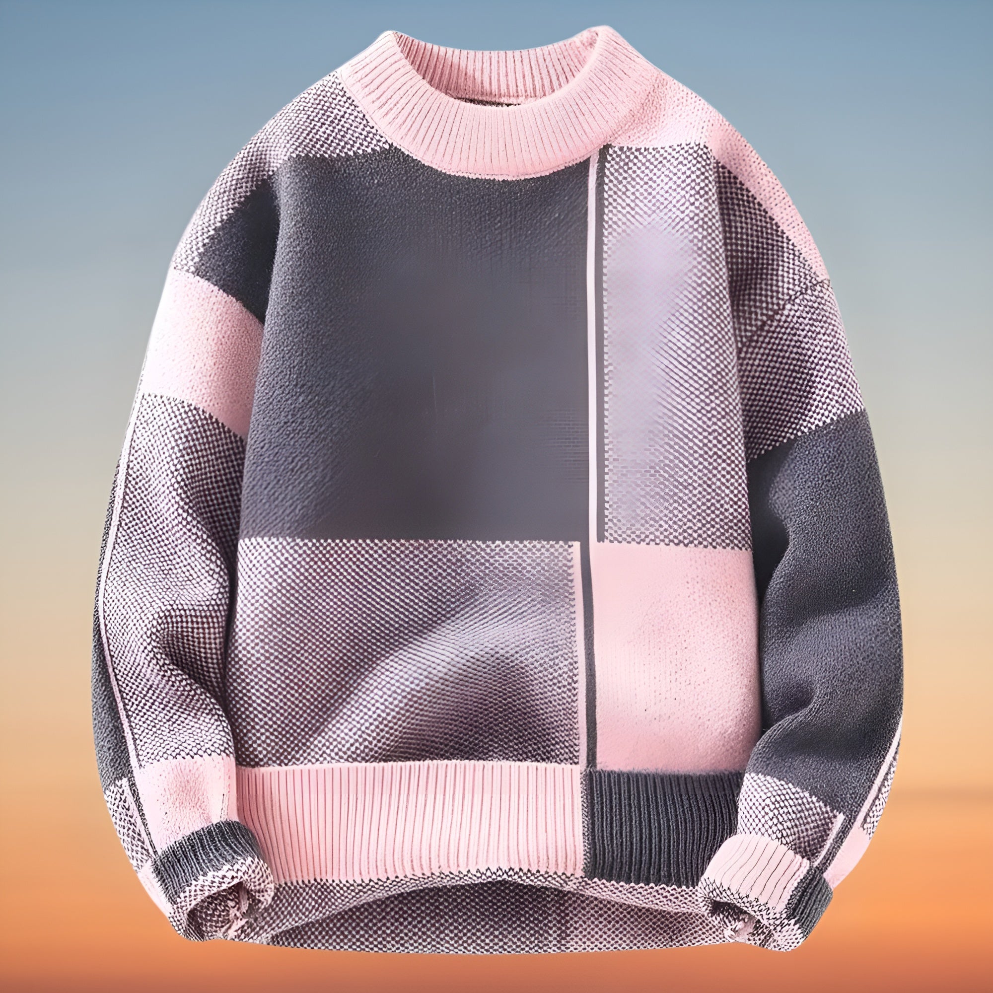 Men's Classic Crewneck Long-Sleeve Sweater | Timeless Soft Knitwear for Every Season