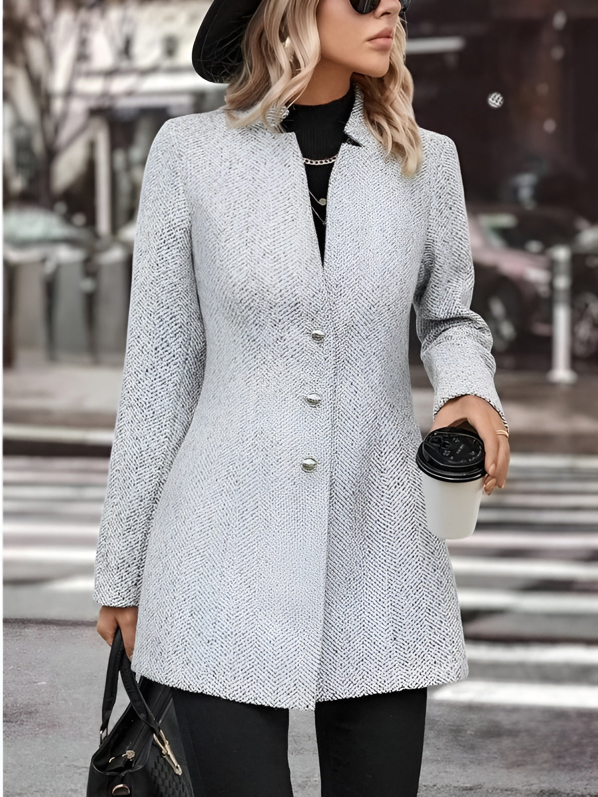 Women's Elegant Long Trench Coat | Classic Tailored Outerwear for Every Season