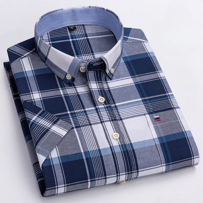 Men's Casual Plaid Shirt