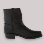 Men's Western Harness Boots | Classic Leather Cowboy Boots in Brown & Black