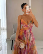Women's Enchanting Floral Maxi Dress