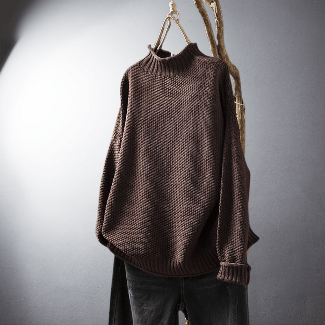 Women's Luxurious Knit Sweater | Cozy Premium Knitwear for Cold Winter Days