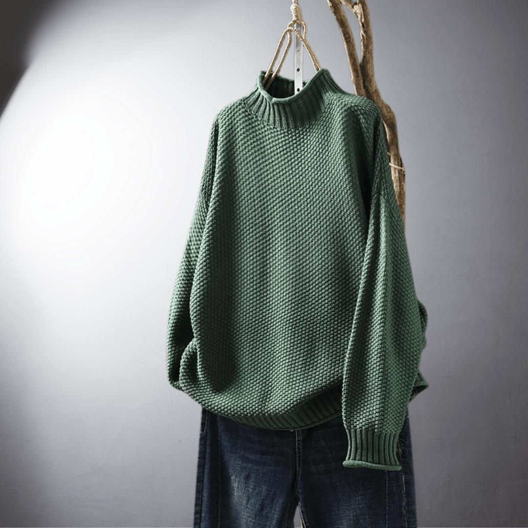 Women's Luxurious Knit Sweater | Cozy Premium Knitwear for Cold Winter Days