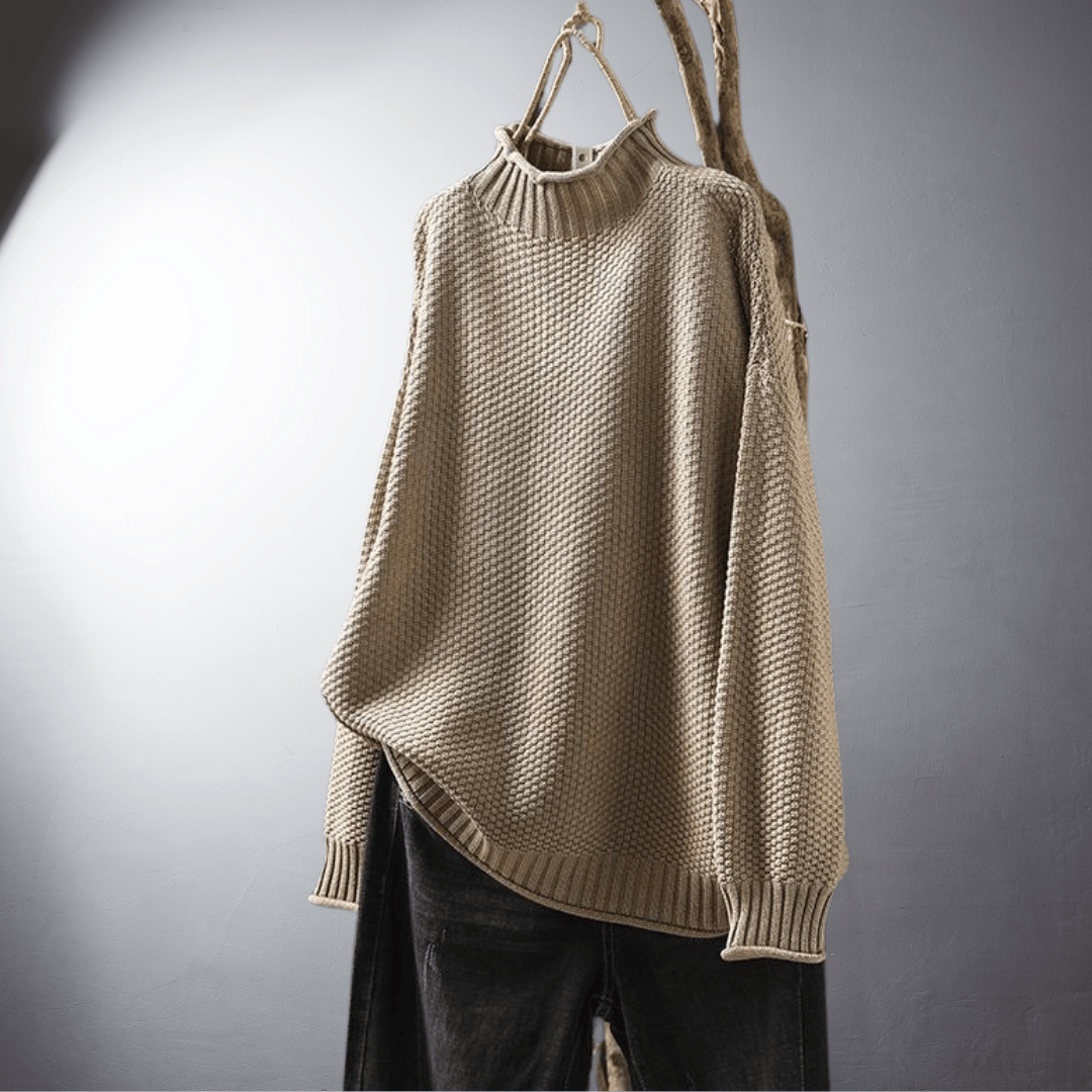 Women's Luxurious Knit Sweater | Cozy Premium Knitwear for Cold Winter Days