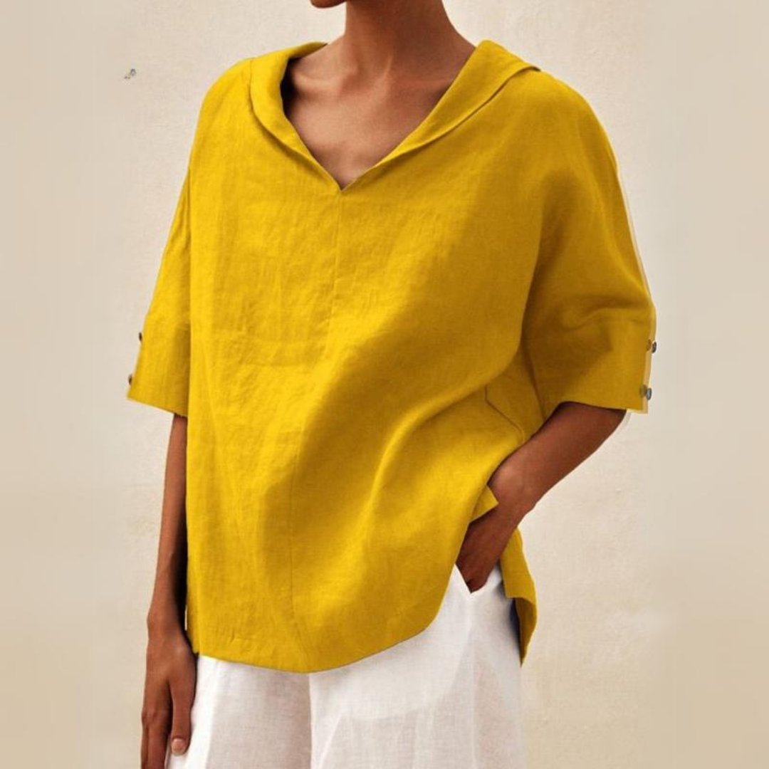 Women's Relaxed Blouse | Loose Fit Casual Everyday Top