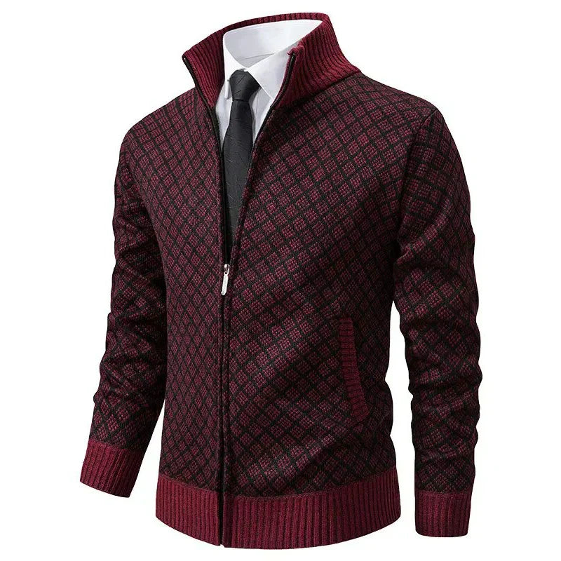 Men's Stylish Knit Cardigan | Classic Button-Front Sweater for Smart Casual Style