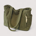 Women's Ribbed Structured Handbag