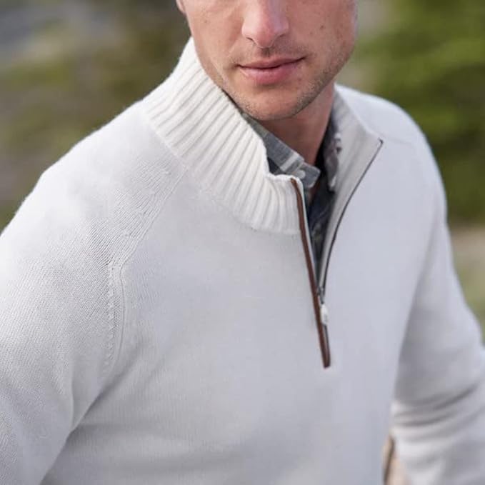 Women's Cashmere-Blend Zip-Up Sweater