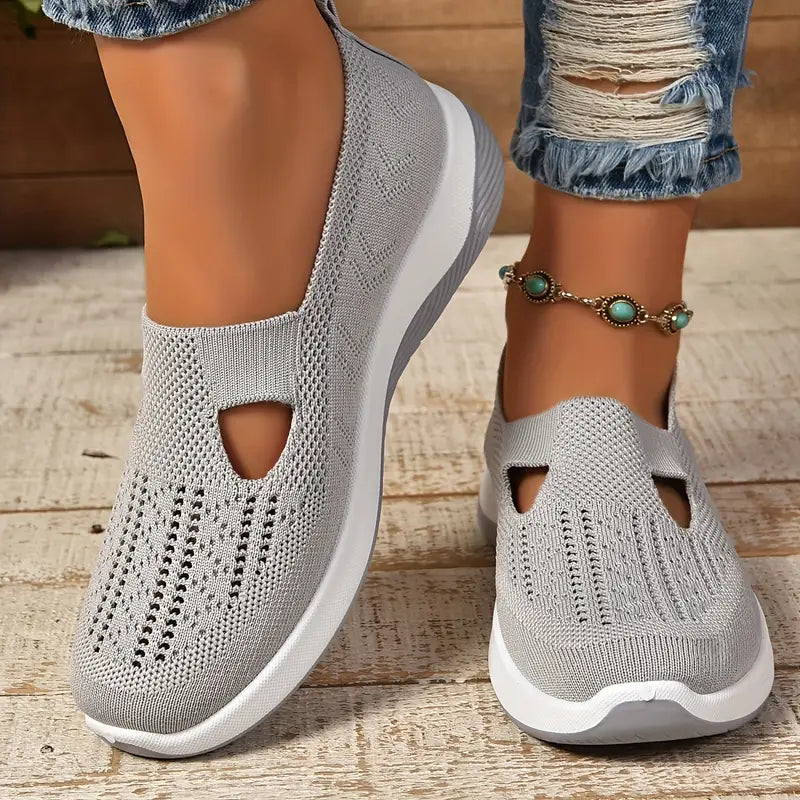 Women's Comfortable Slip-On Sneakers | Lightweight Casual Walking Shoes in Multiple Colors