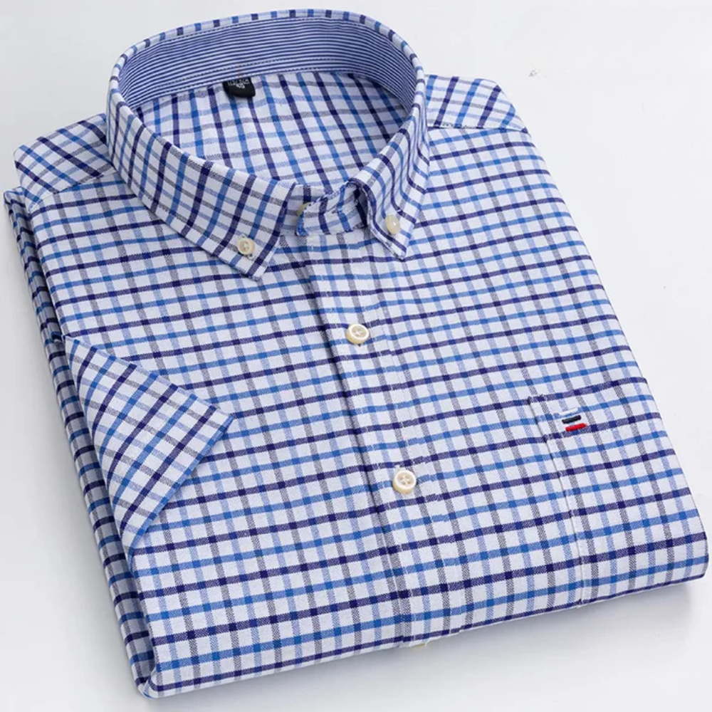 Men's Casual Plaid Shirt