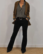 Women's Geometric Chic Blouse